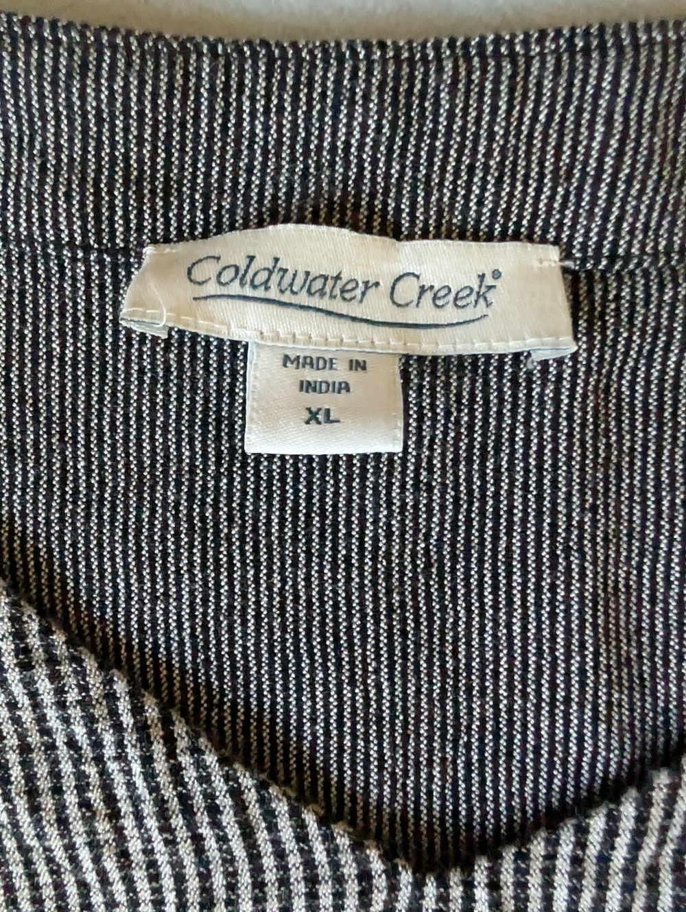 Artsy Patchwork Asymmetrical Top XL Avant Garde Minimalist Striped Gingham Tunic image 6
